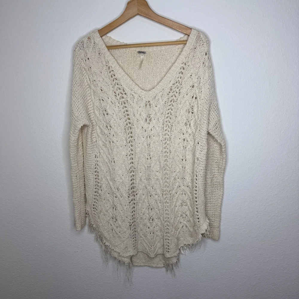 Free People Cross My Heart Knit Pull Over - Picture 12 of 12